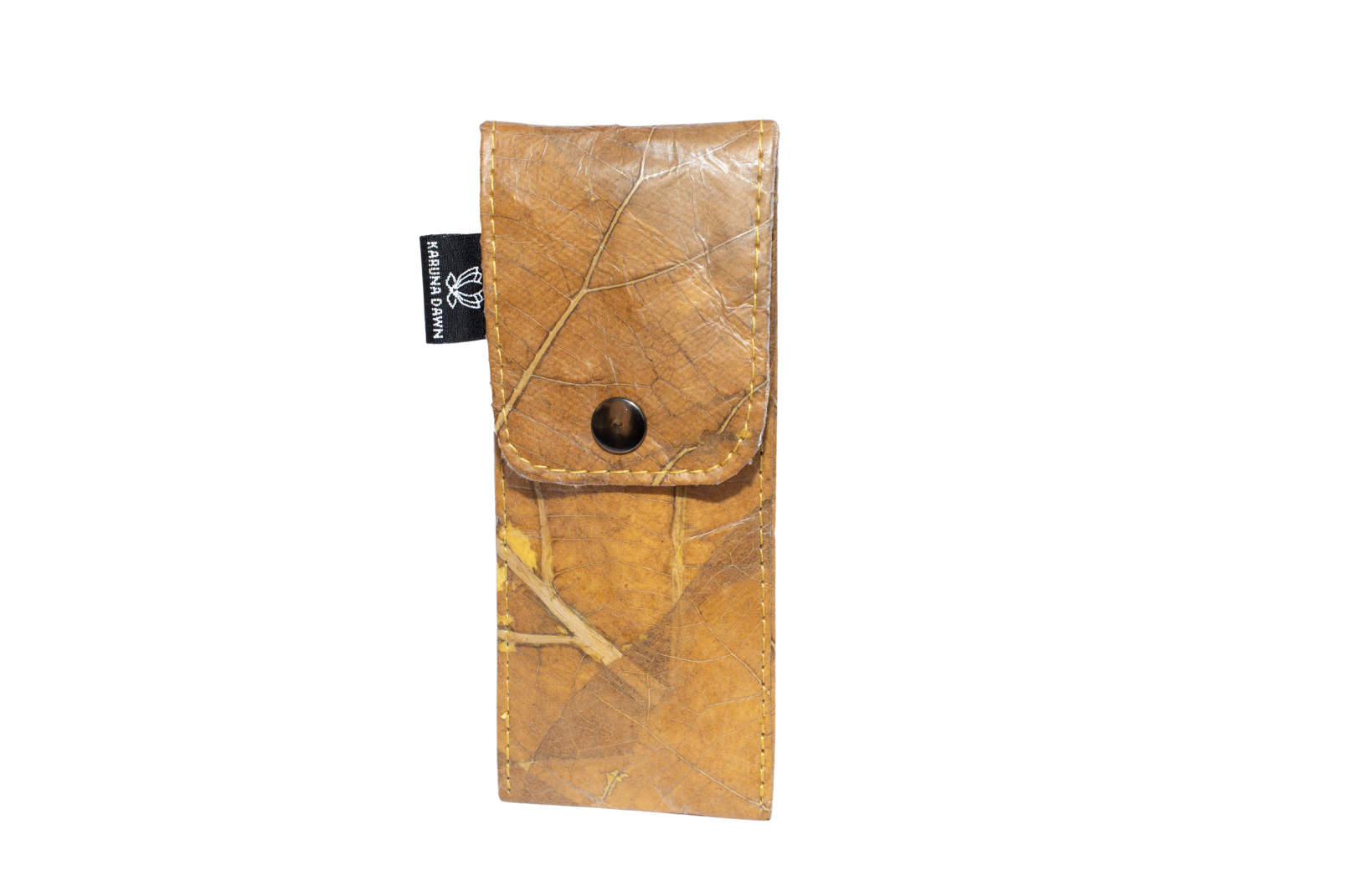 Vegan Leather Pen Holder - Mustard