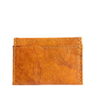 Vegan Leather Card Holder - Orange