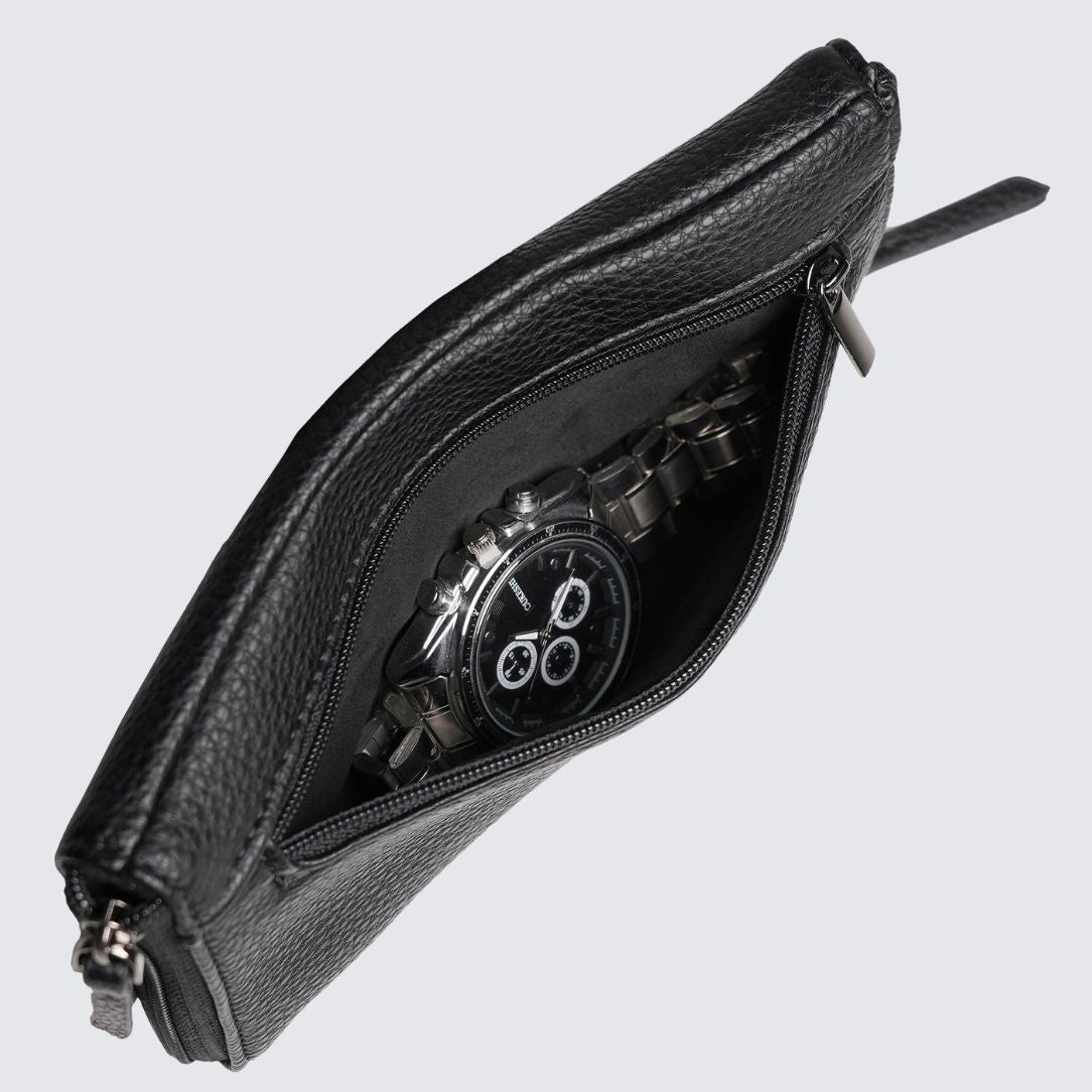 EDEN Double Sided Glasses Case I Black