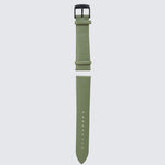 Green Vegan Leather Unstitched Strap | 20MM