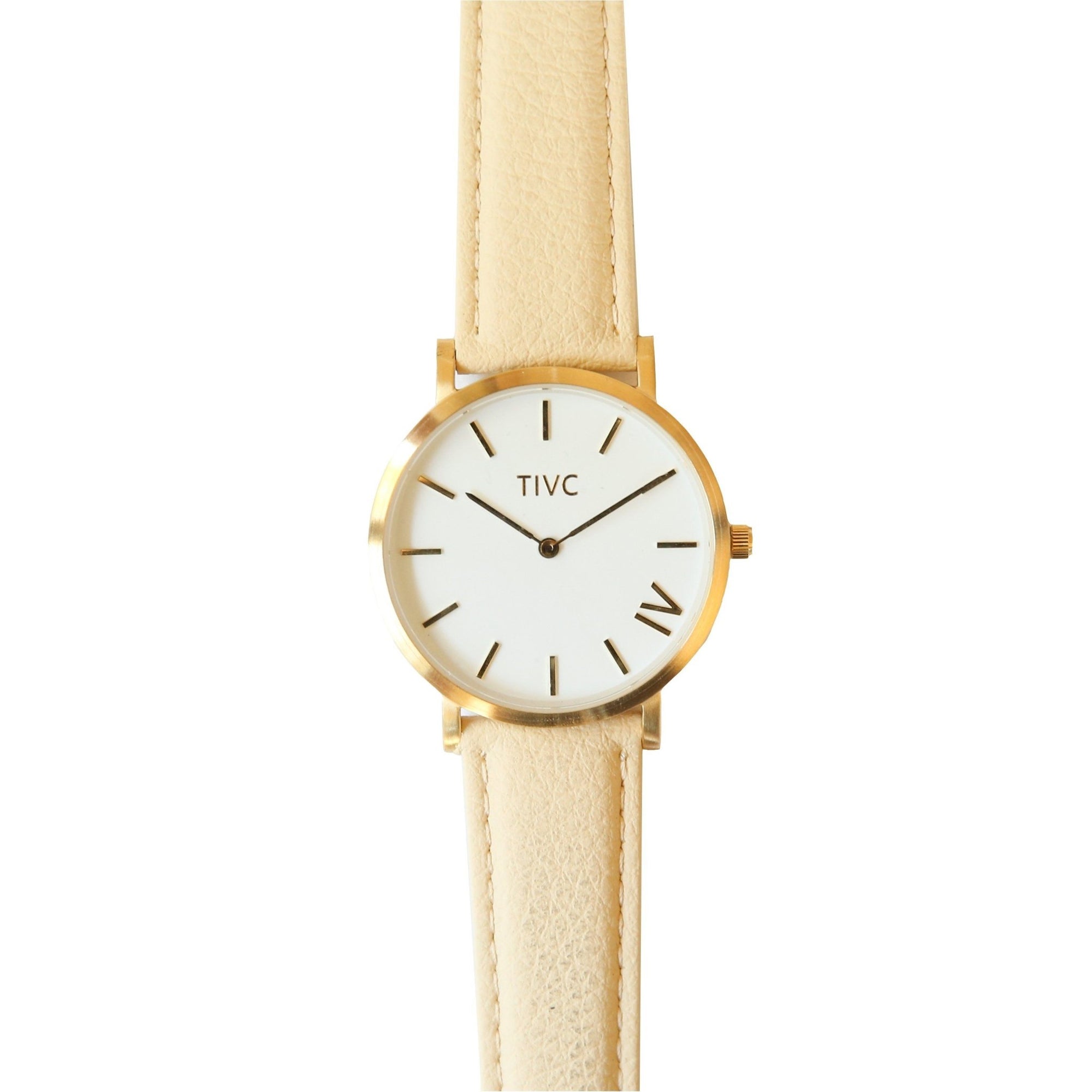 36mm Gold | Cream Band - Time IV Change - stride