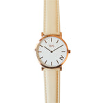 36mm Rose Gold | Cream Band - Time IV Change - stride