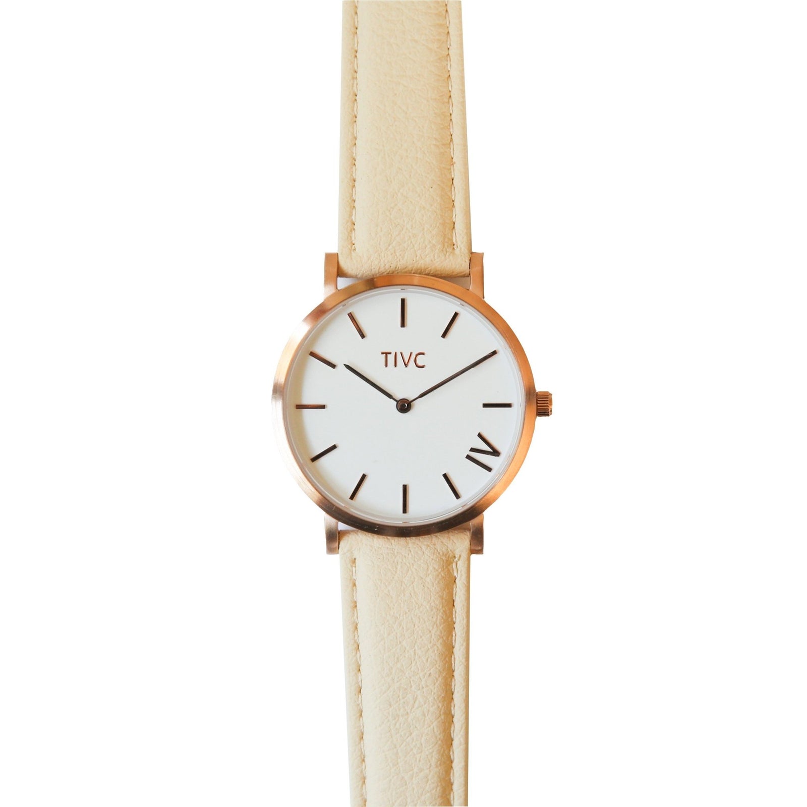 36mm Rose Gold | Cream Band - Time IV Change - stride