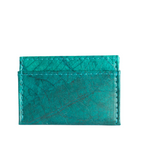 Vegan Leather Card Holder - Turquoise