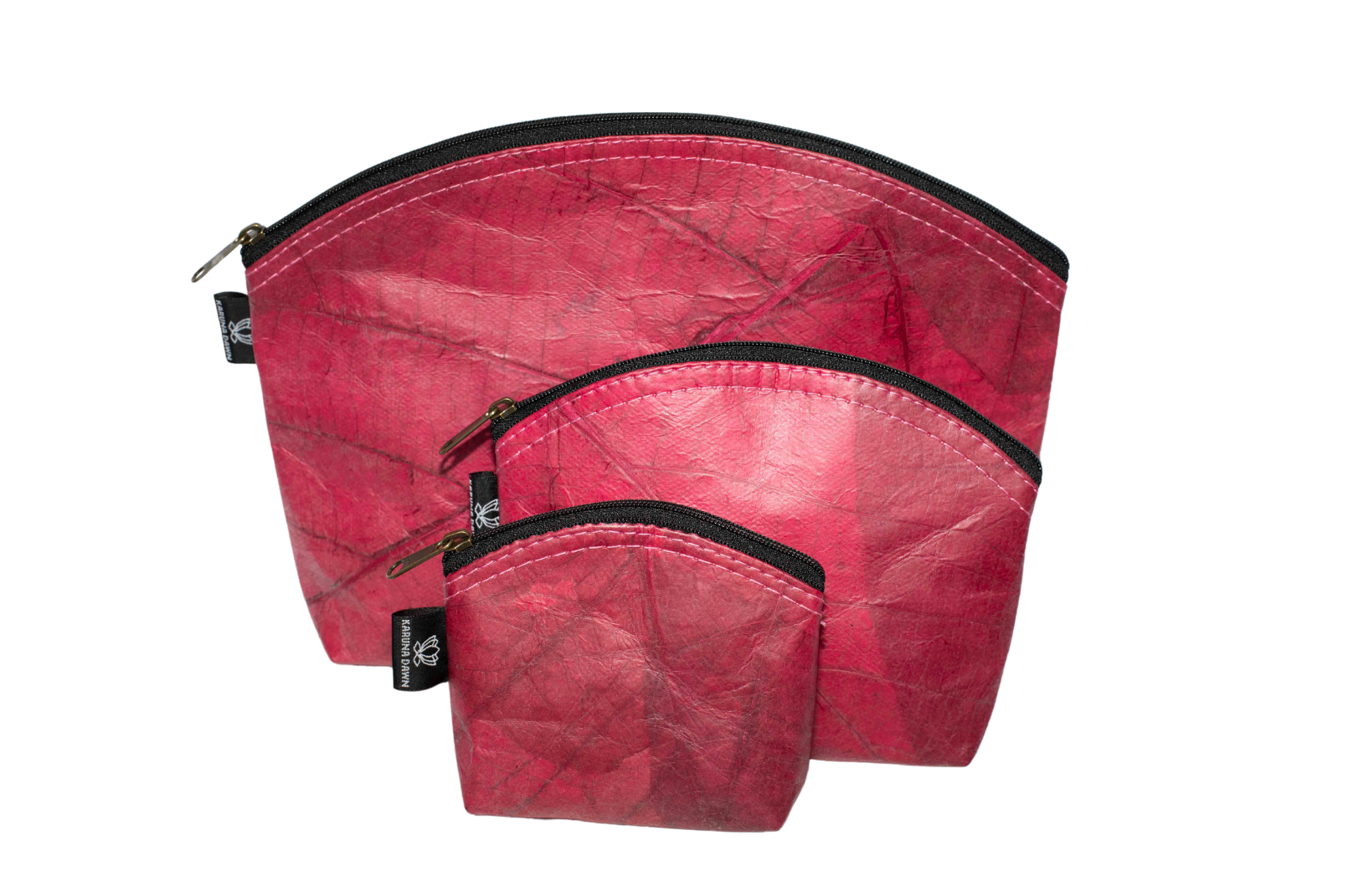 Vegan Leather Cosmetic Bag - Extra Large - Pink