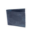 Vegan Leather Wallet - Blue