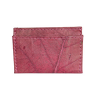 Vegan Leather Card Holder - Pink