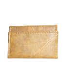 Vegan Leather Card Holder - Mustard