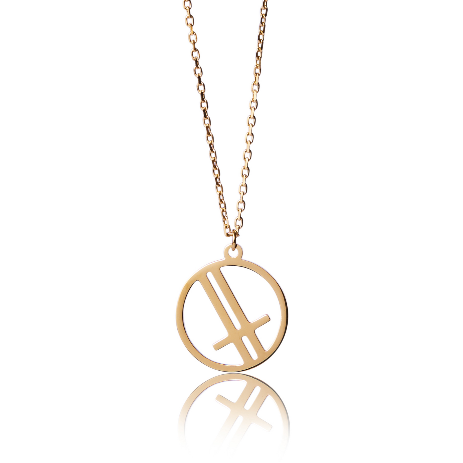 Overtime Gold Pendant Necklace