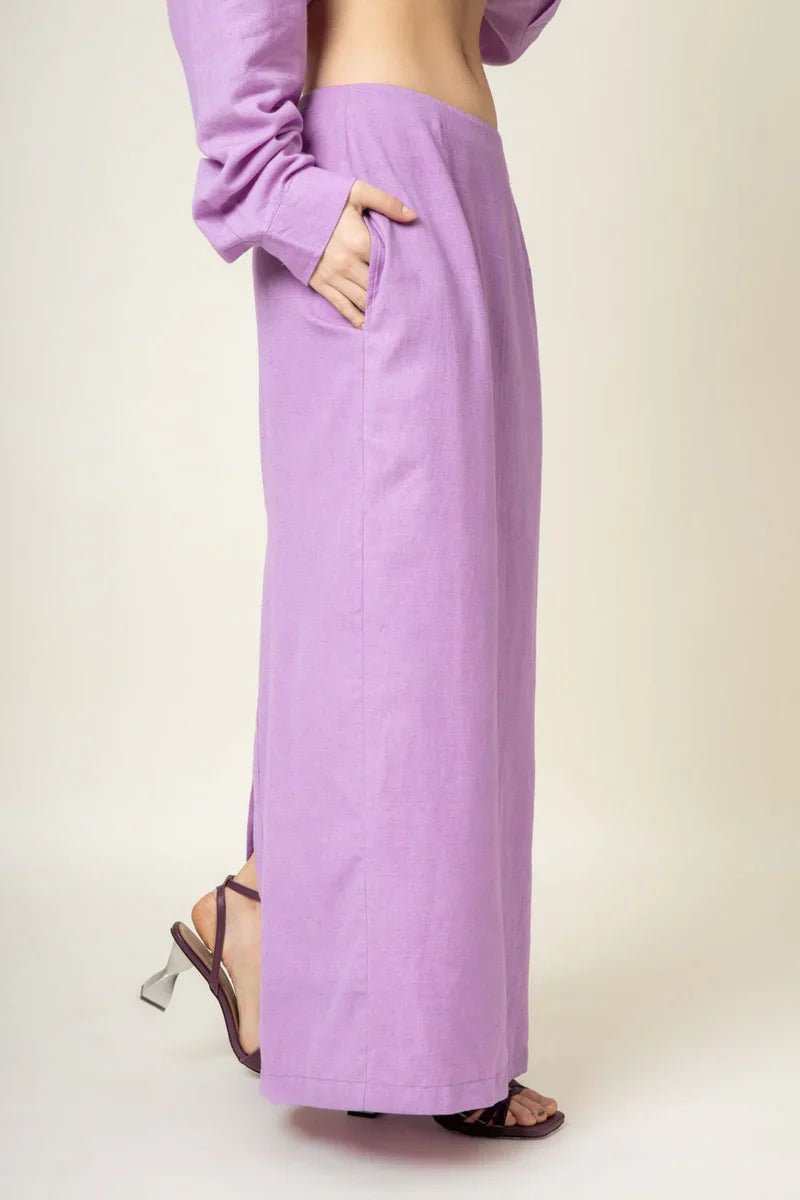 ABBY PURPLE SKIRT - Bethikal - stride