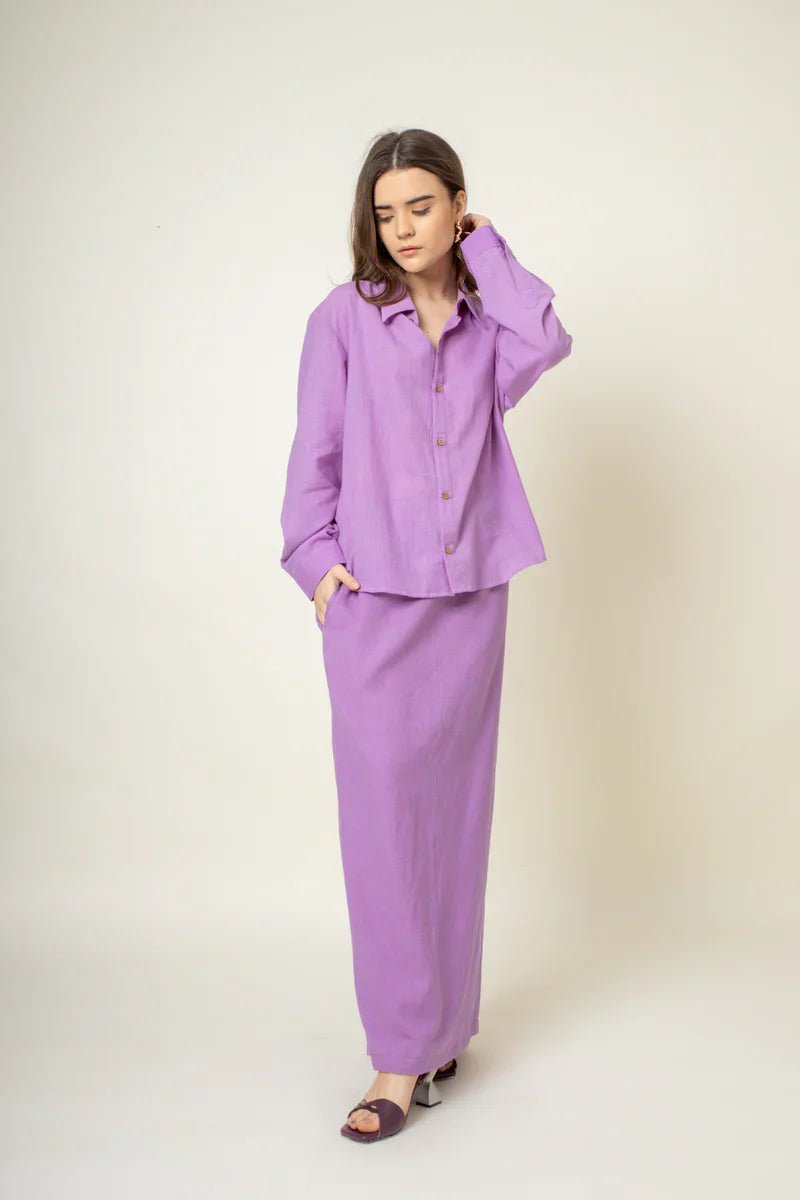 ABBY PURPLE SKIRT - Bethikal - stride