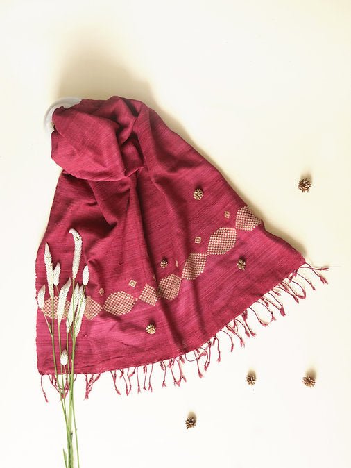 Ahimsa Silk Scarf - Bethikal - stride