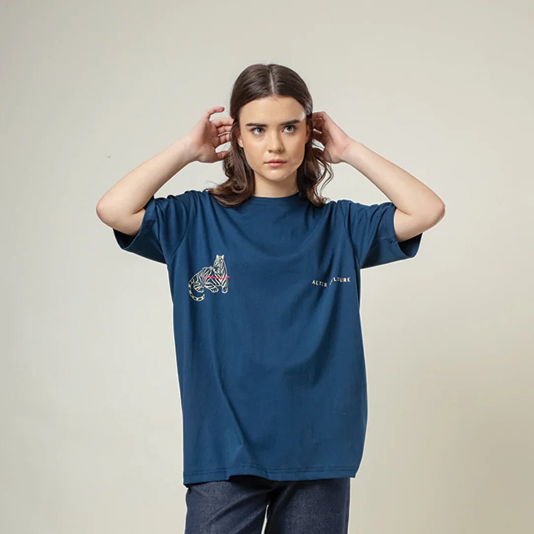 ALTER CULTURE CLUB T - SHIRT - BLUE - Bethikal - stride