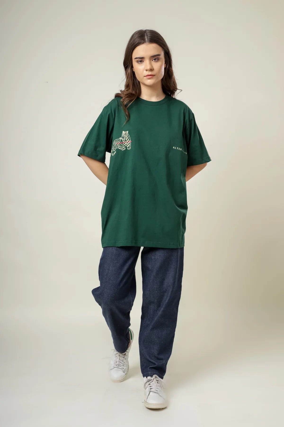 ALTER CULTURE CLUB T - SHIRT - GREEN - Bethikal - stride