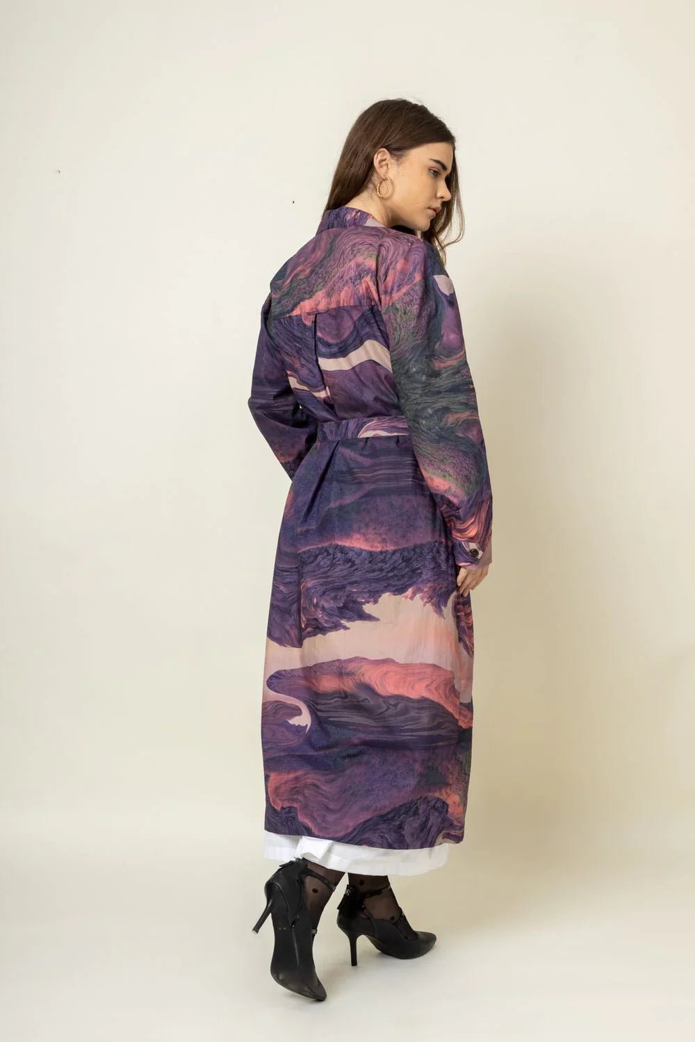 AMELIA PRINTED TRENCH - Bethikal - stride