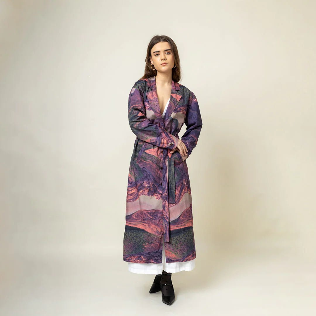 AMELIA PRINTED TRENCH - Bethikal - stride