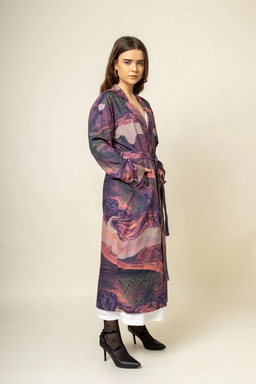 AMELIA PRINTED TRENCH - Bethikal - stride