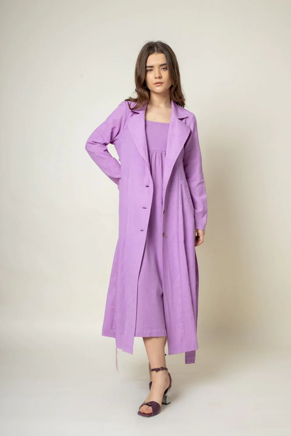 AMELIA PURPLE TRENCH - Bethikal - stride