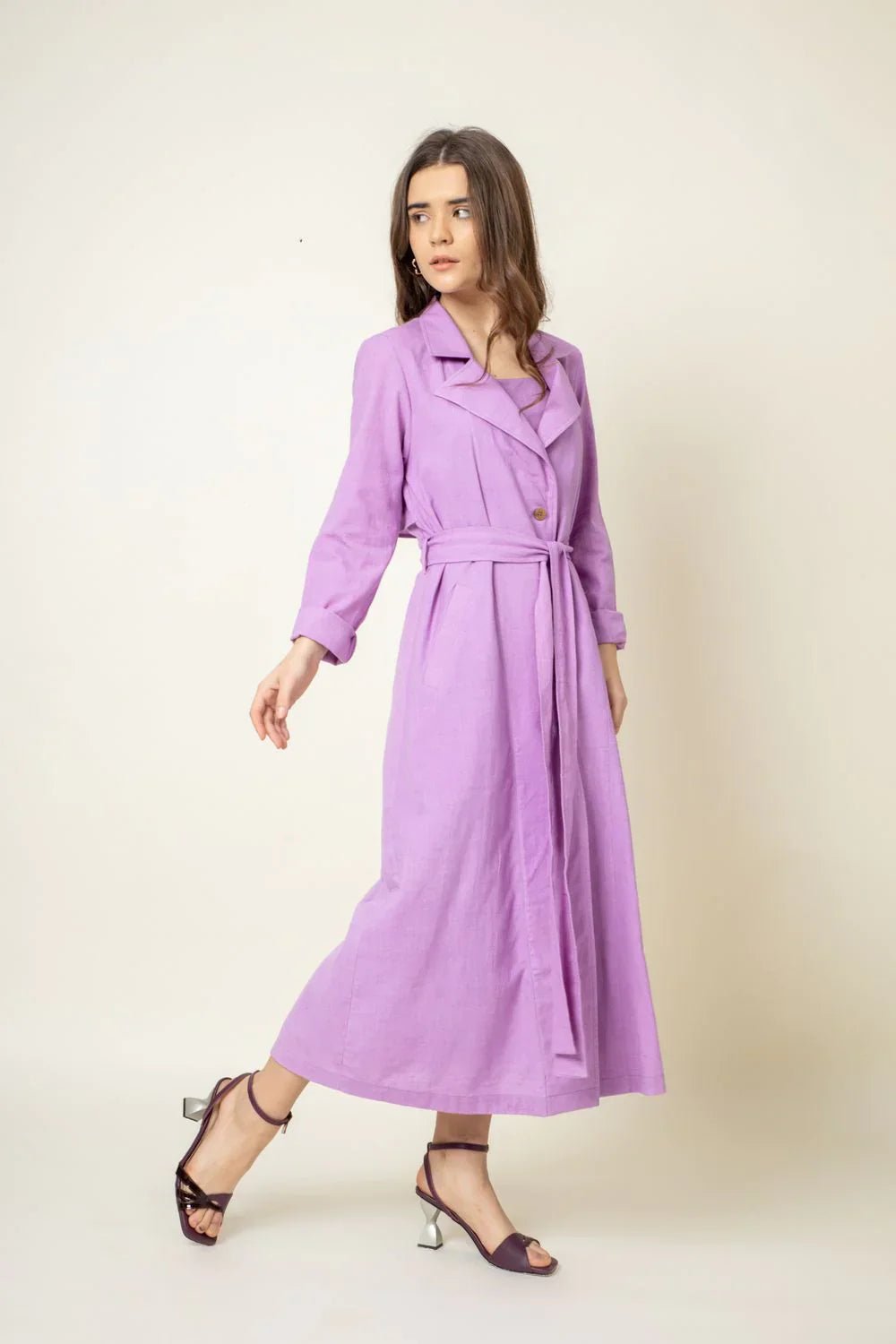 AMELIA PURPLE TRENCH - Bethikal - stride