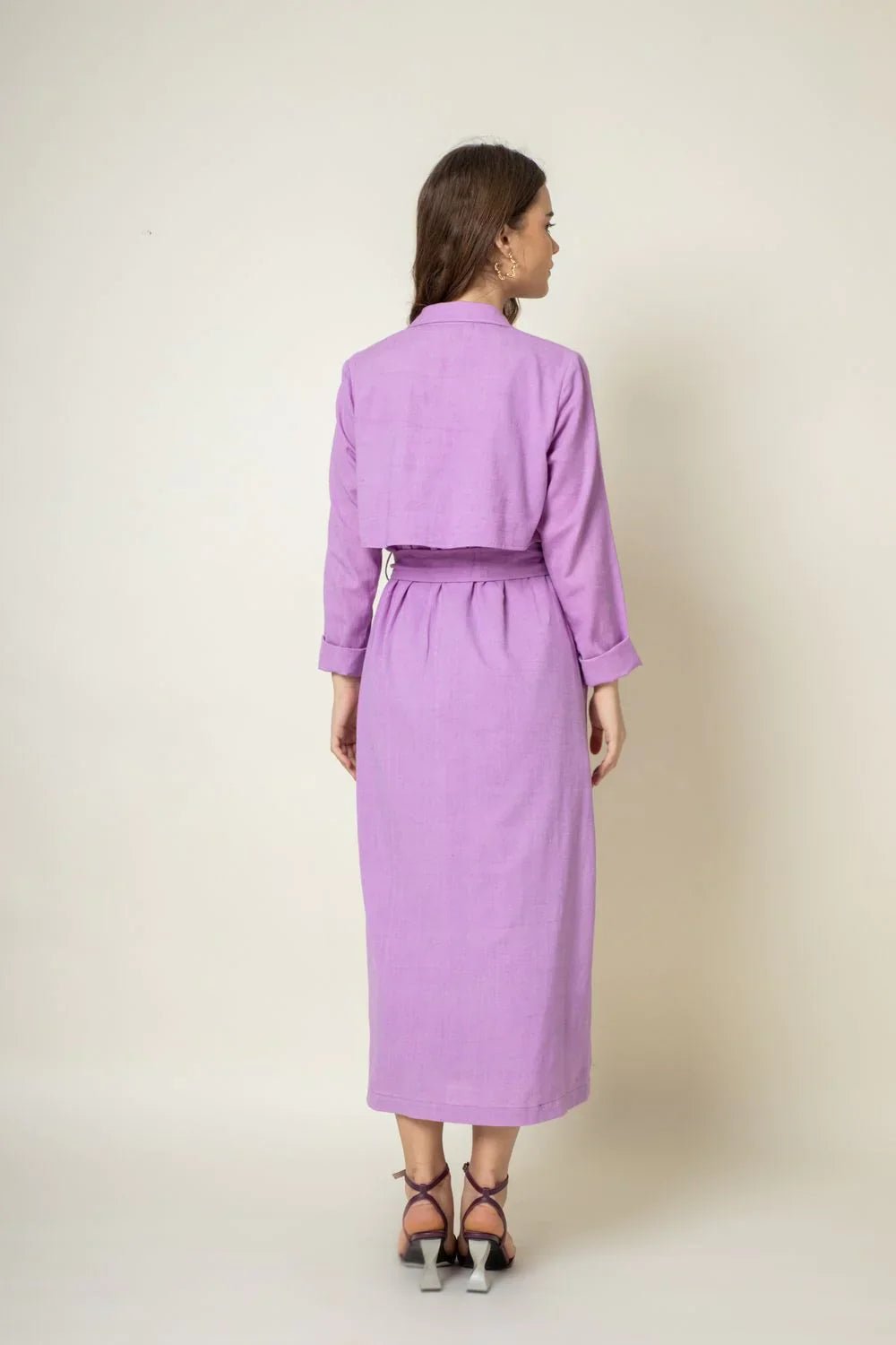 AMELIA PURPLE TRENCH - Bethikal - stride