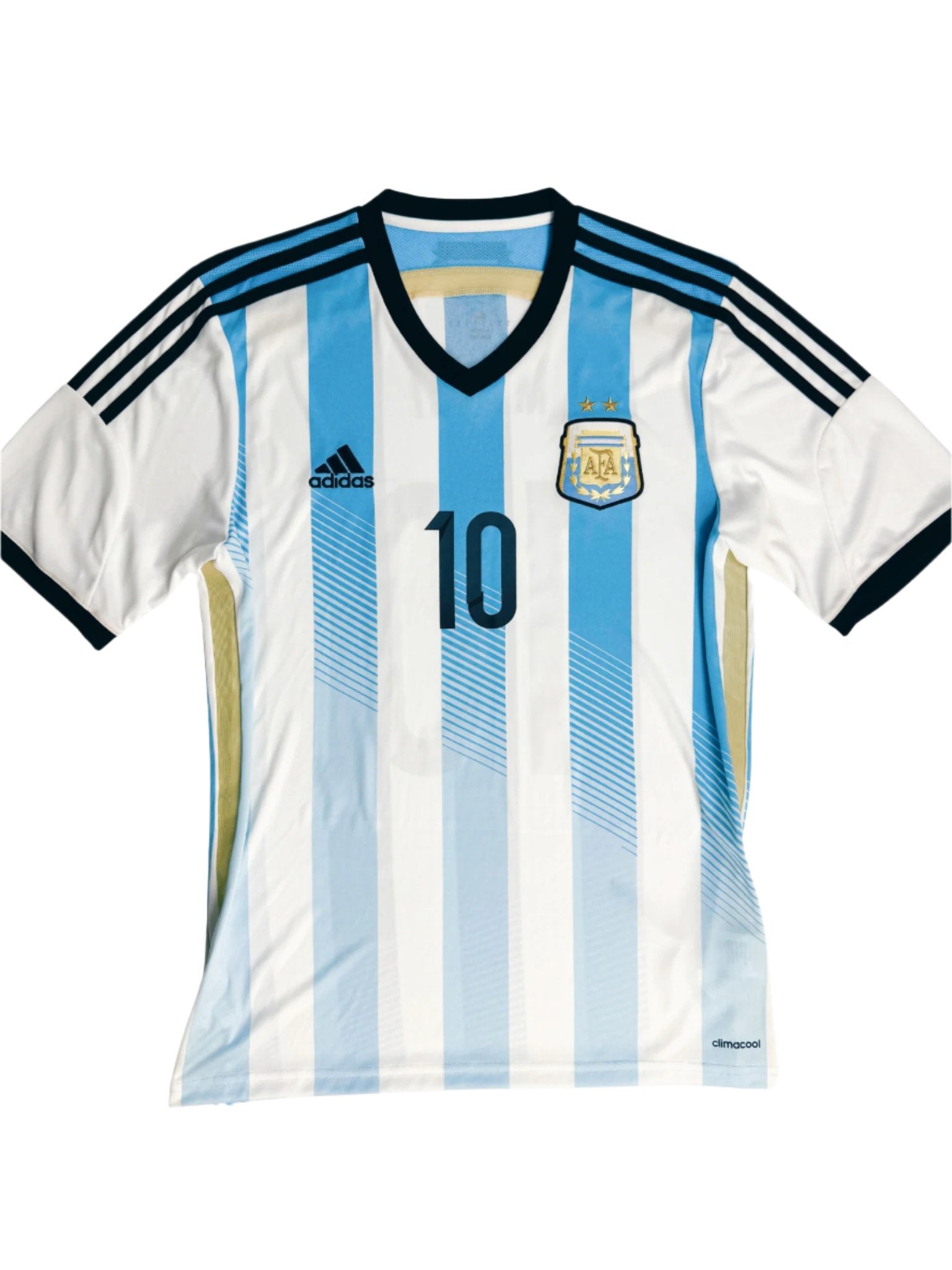 Argentina Home #10 Messi 2014 World Cup M - Unwanted FC - stride