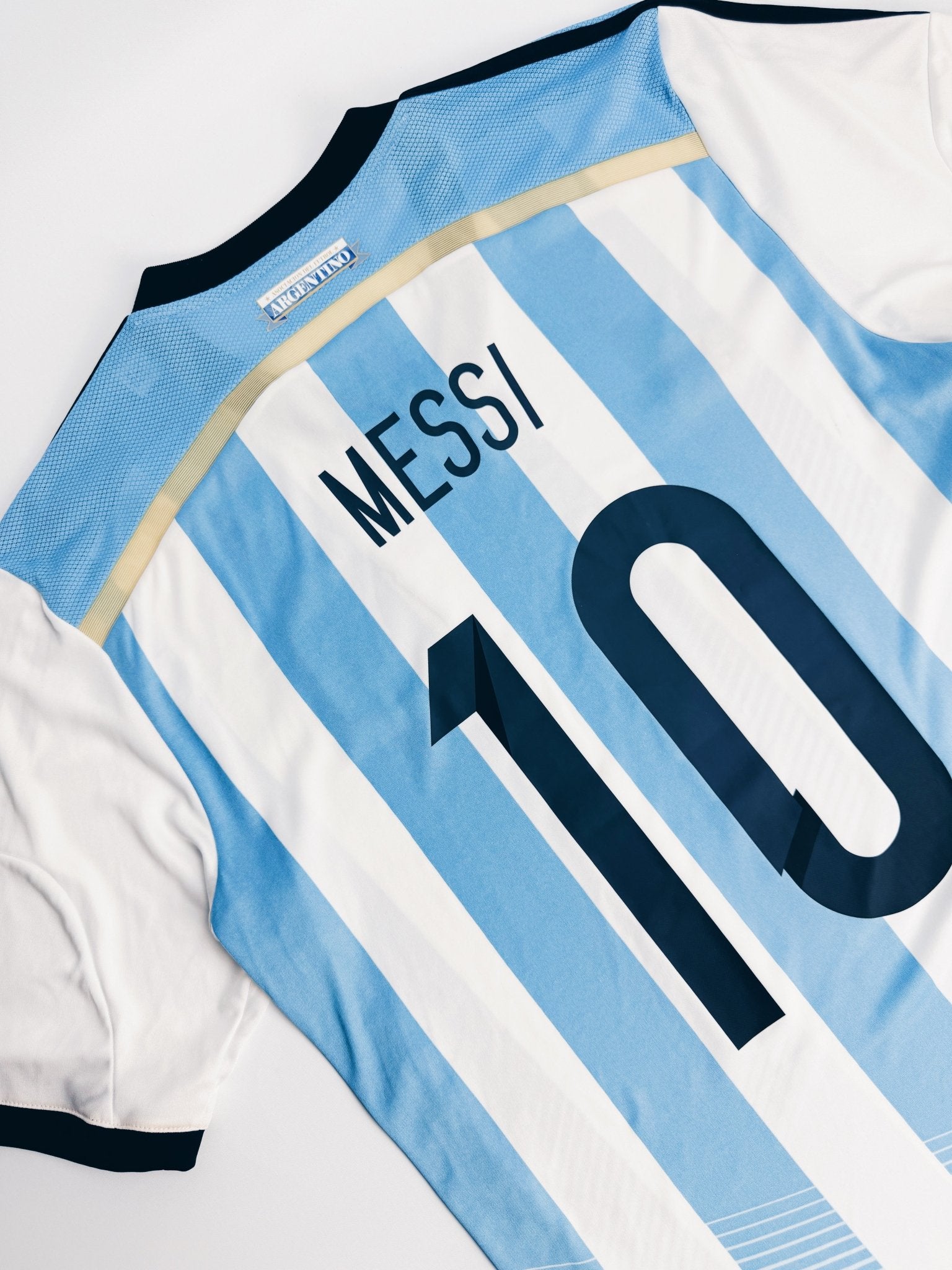 Argentina Home #10 Messi 2014 World Cup M - Unwanted FC - stride