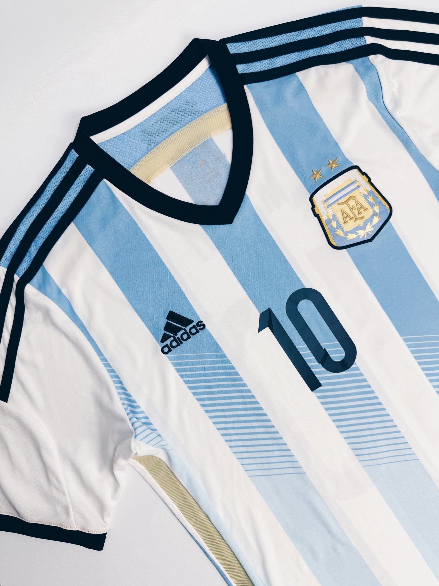 Argentina Home #10 Messi 2014 World Cup M - Unwanted FC - stride