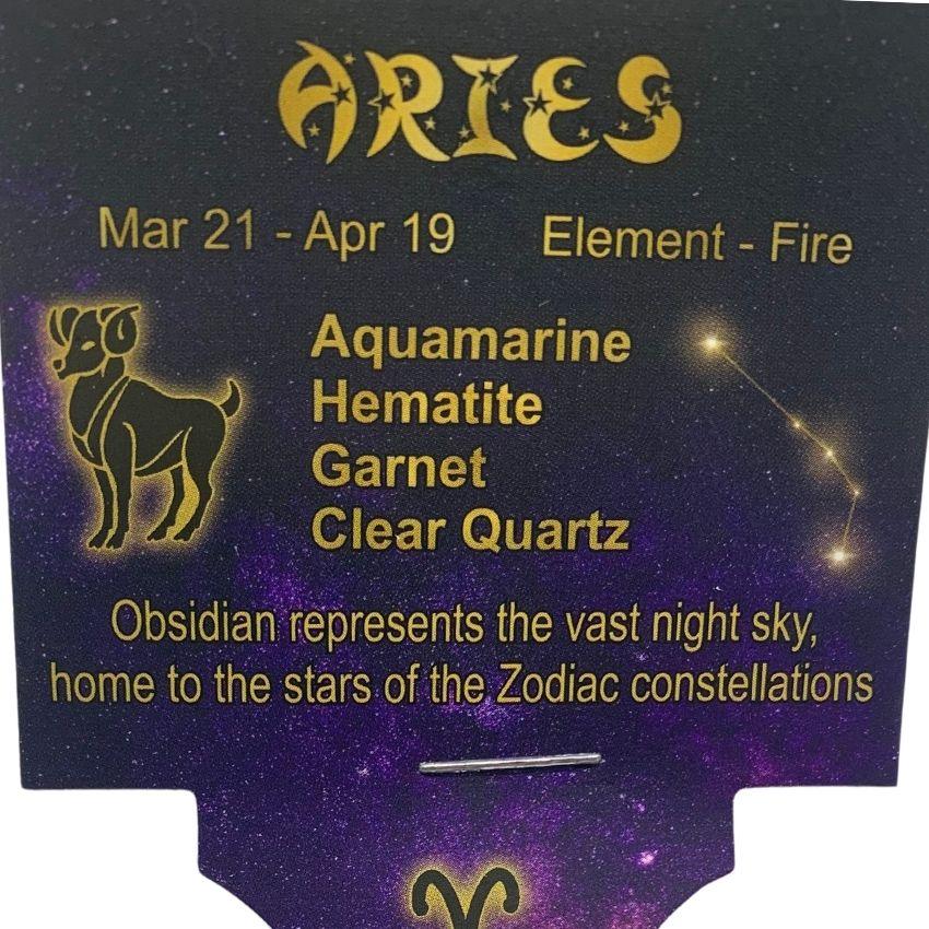 Aries | Crystal Healing Bracelet for Zoadic Energy - Empowered Clothing - stride