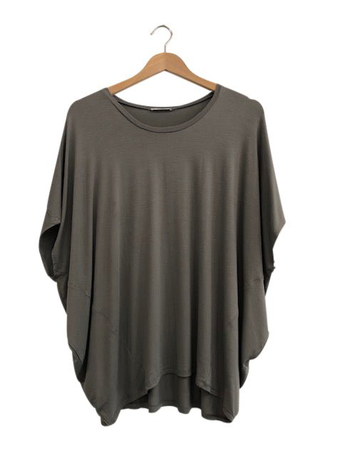 Bamboo Cocoon Top - Olive - Tluxe - stride