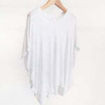 Bamboo Cocoon Top - White - Tluxe - stride