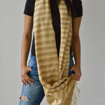 Beige Eri silk scarf - Bethikal - stride