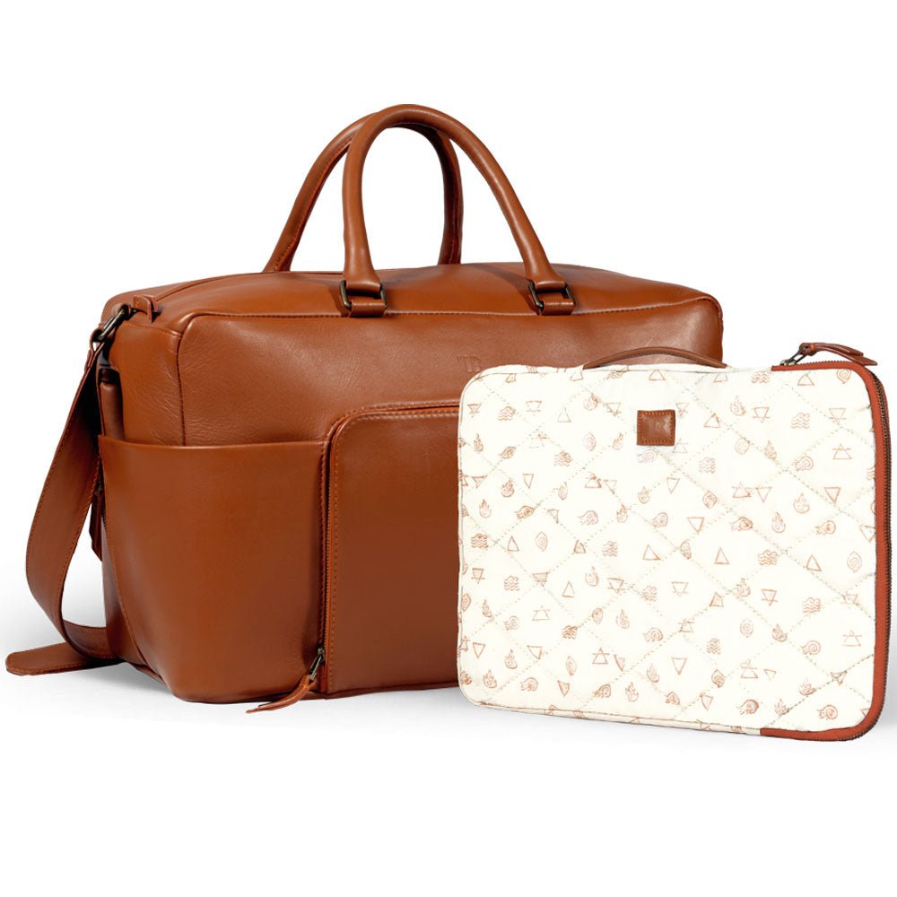 Belgian Hare Rabbit Weekender Leather Bag - Bethikal - stride