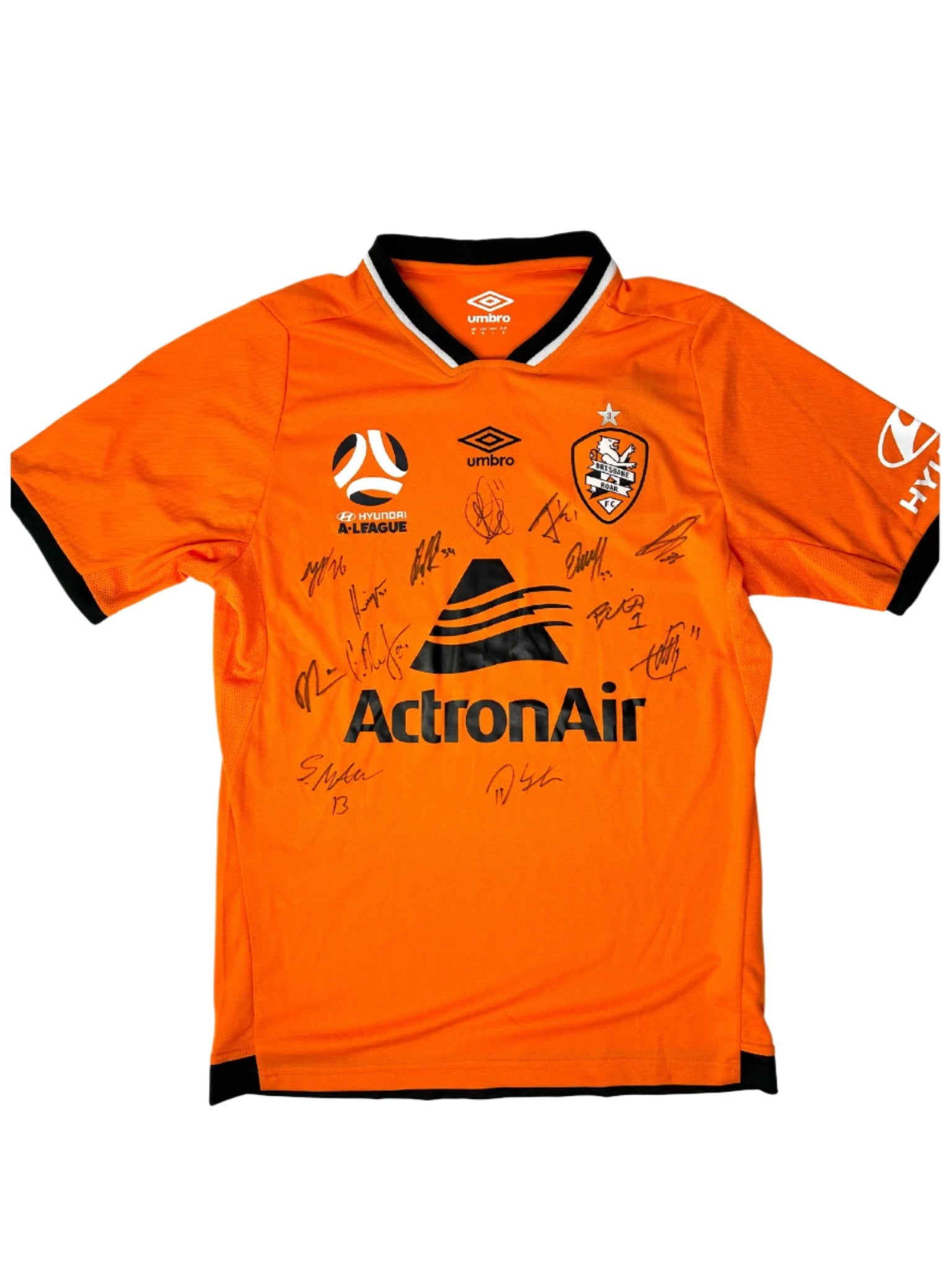 Brisbane Roar Home 2018 - 2019 Signed M - Unwanted FC - stride