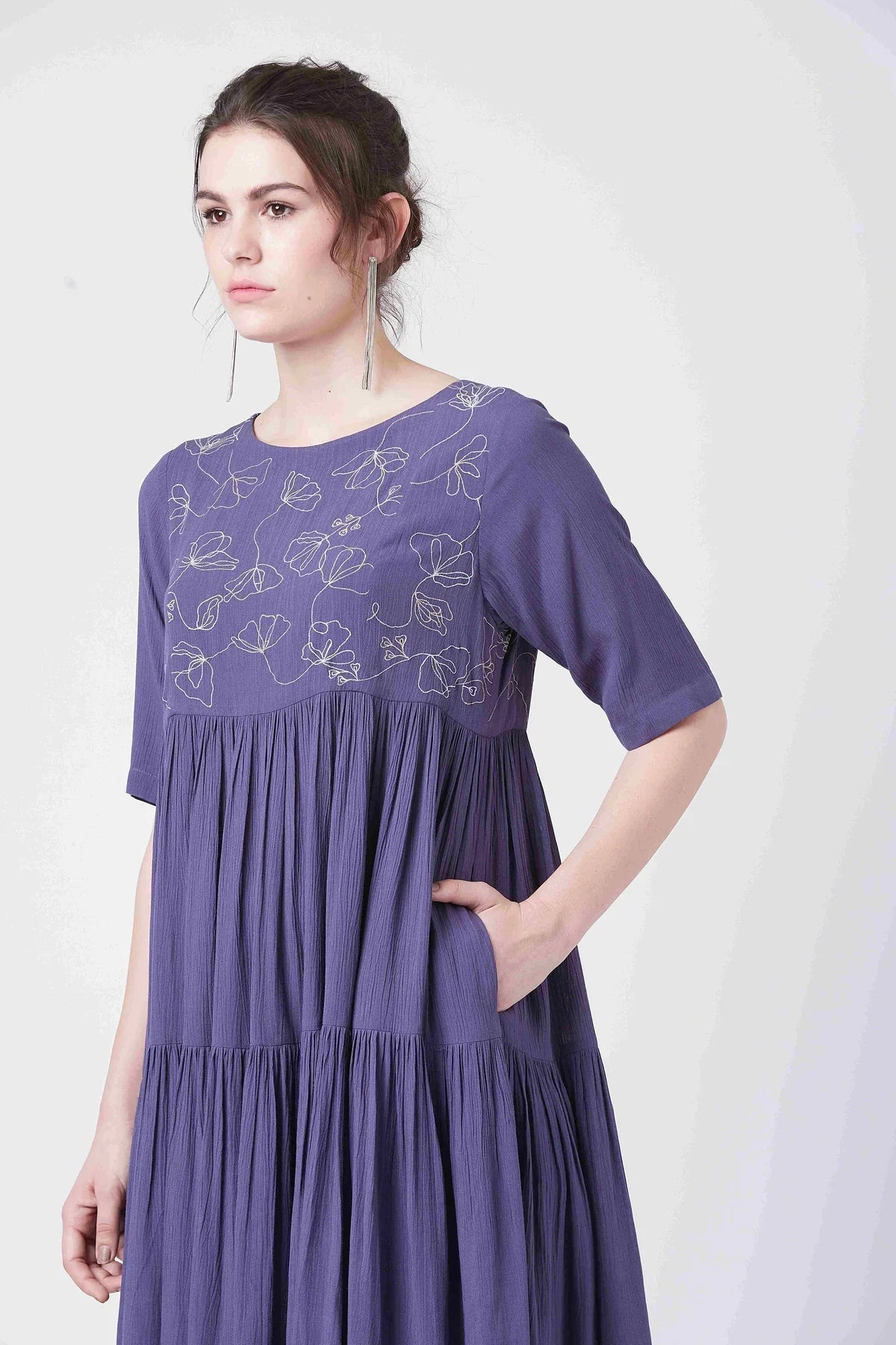 CEBALLOS PURPLE DRESS - Bethikal - stride