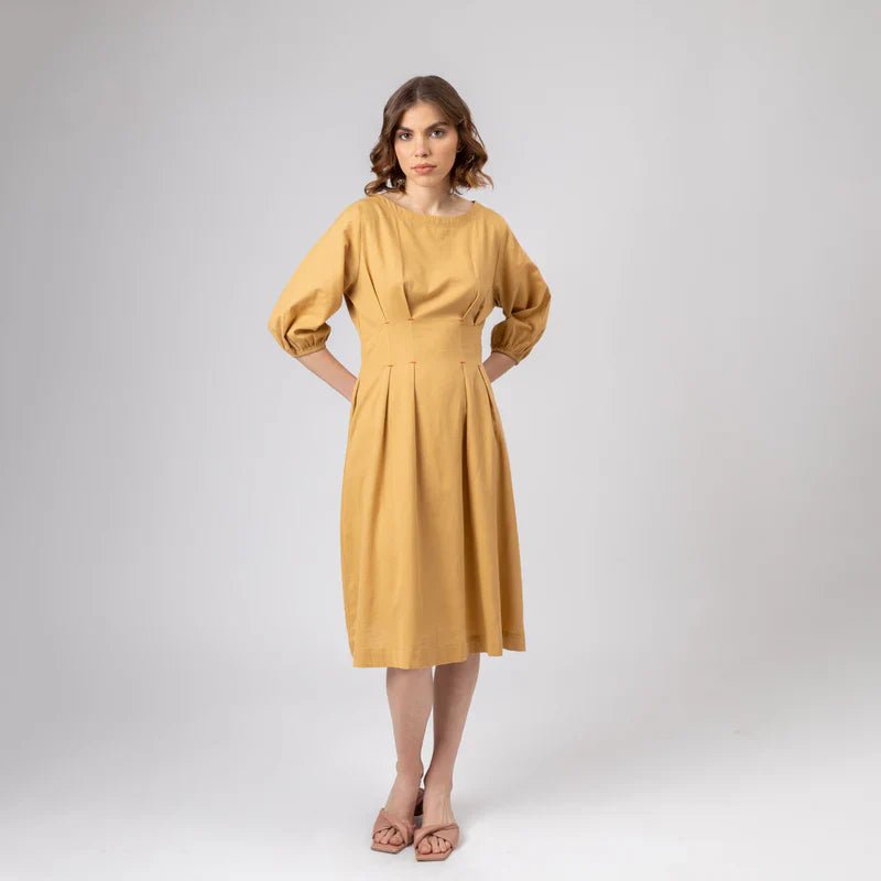 CELIA BEIGE DRESS - Bethikal - stride