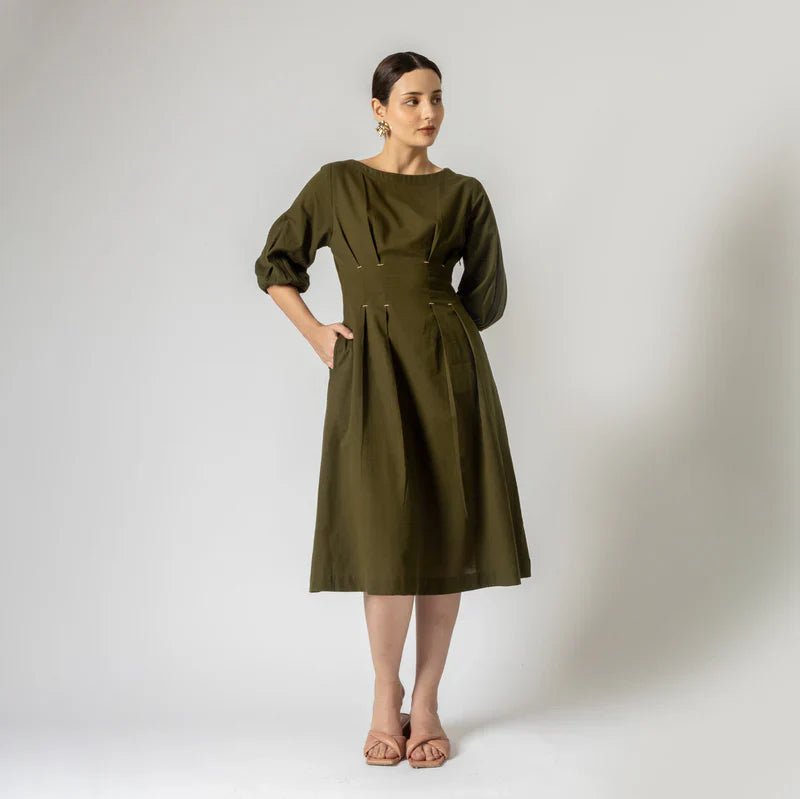 CELIA GREEN DRESS - Bethikal - stride