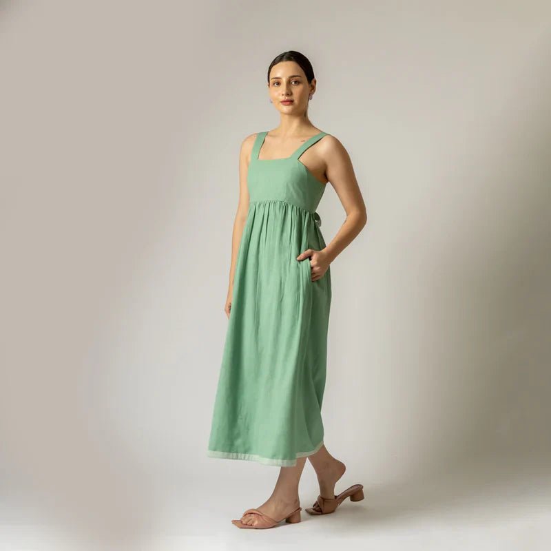 CLARA GREEN DRESS - Bethikal - stride