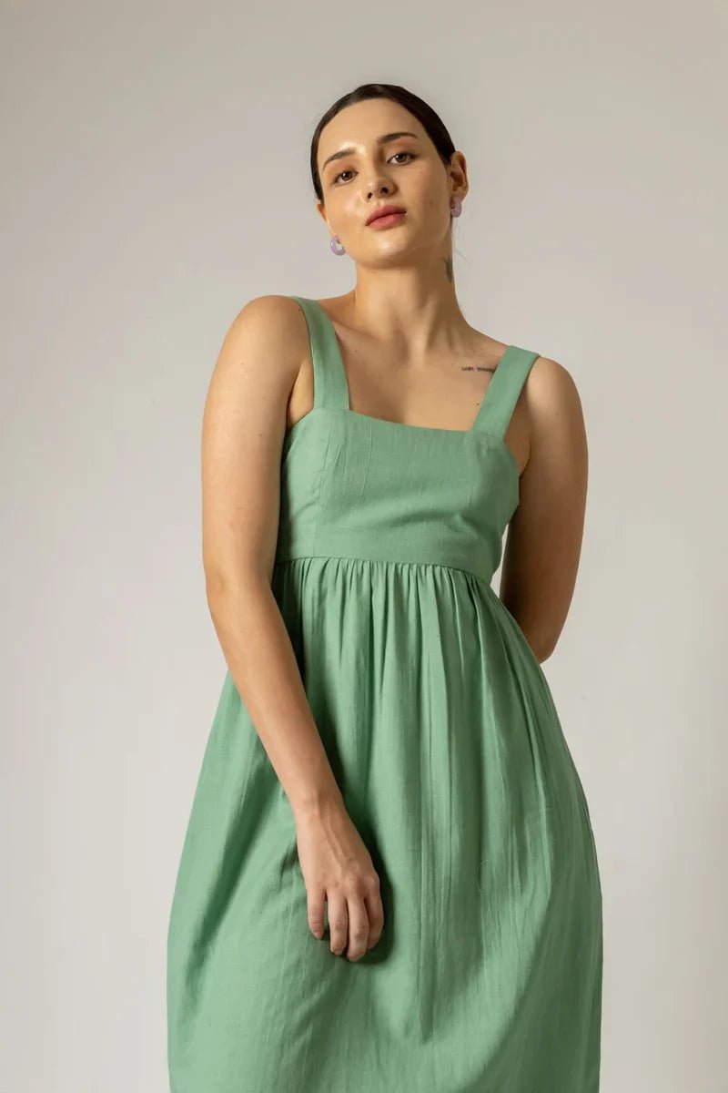 CLARA GREEN DRESS - Bethikal - stride