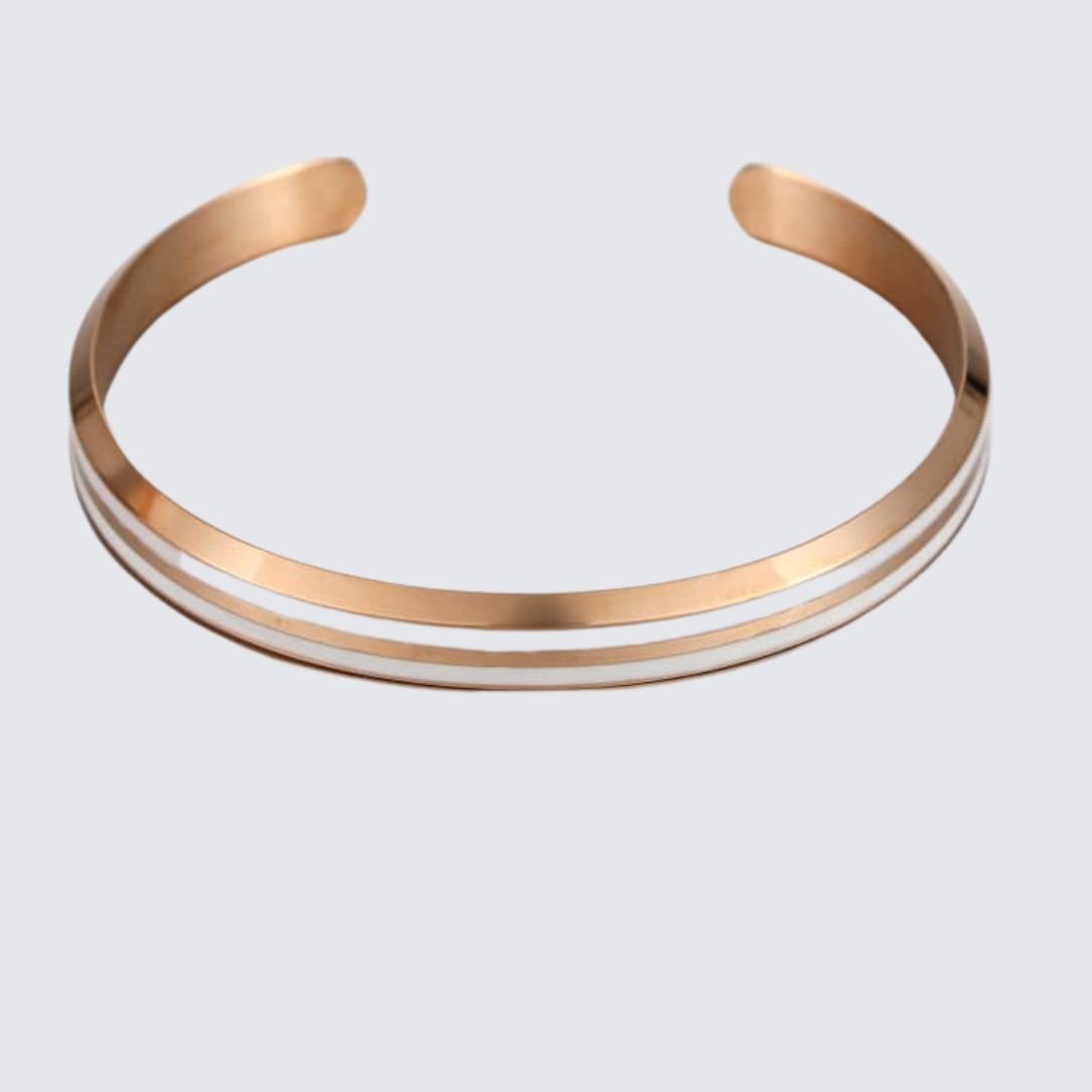 CLASSIC BRACELET - ROSE GOLD & WHITE-La Enviro-stride