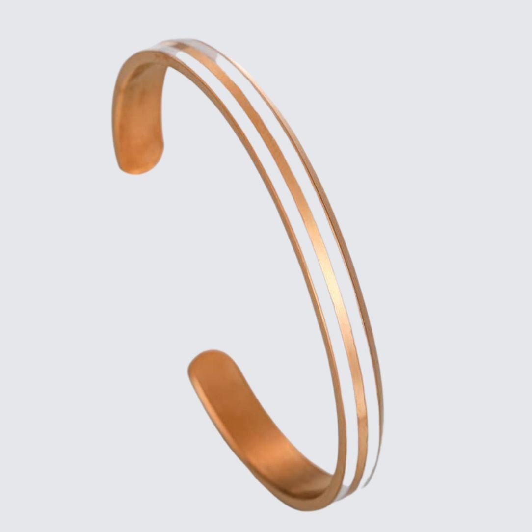 CLASSIC BRACELET - ROSE GOLD & WHITE-La Enviro-stride