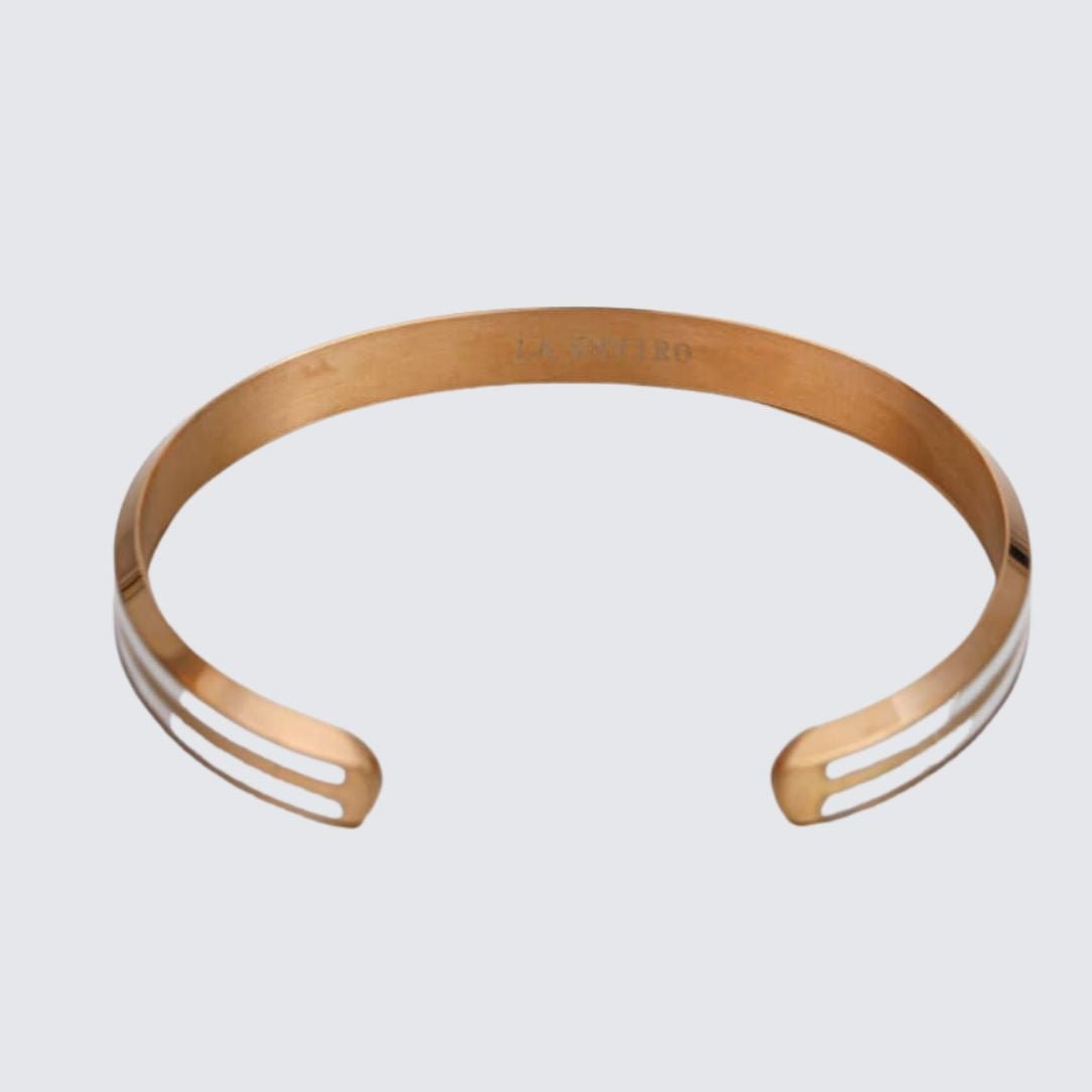 CLASSIC BRACELET - ROSE GOLD & WHITE-La Enviro-stride