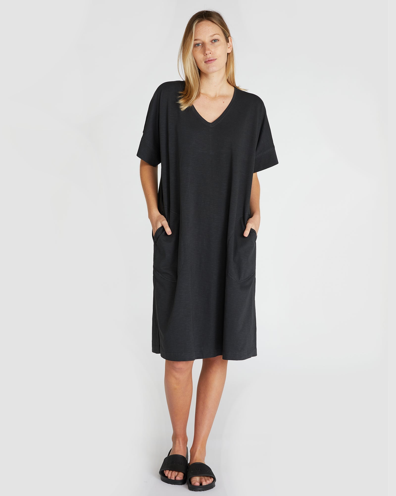 The Slub Tee Dress | Squid Ink