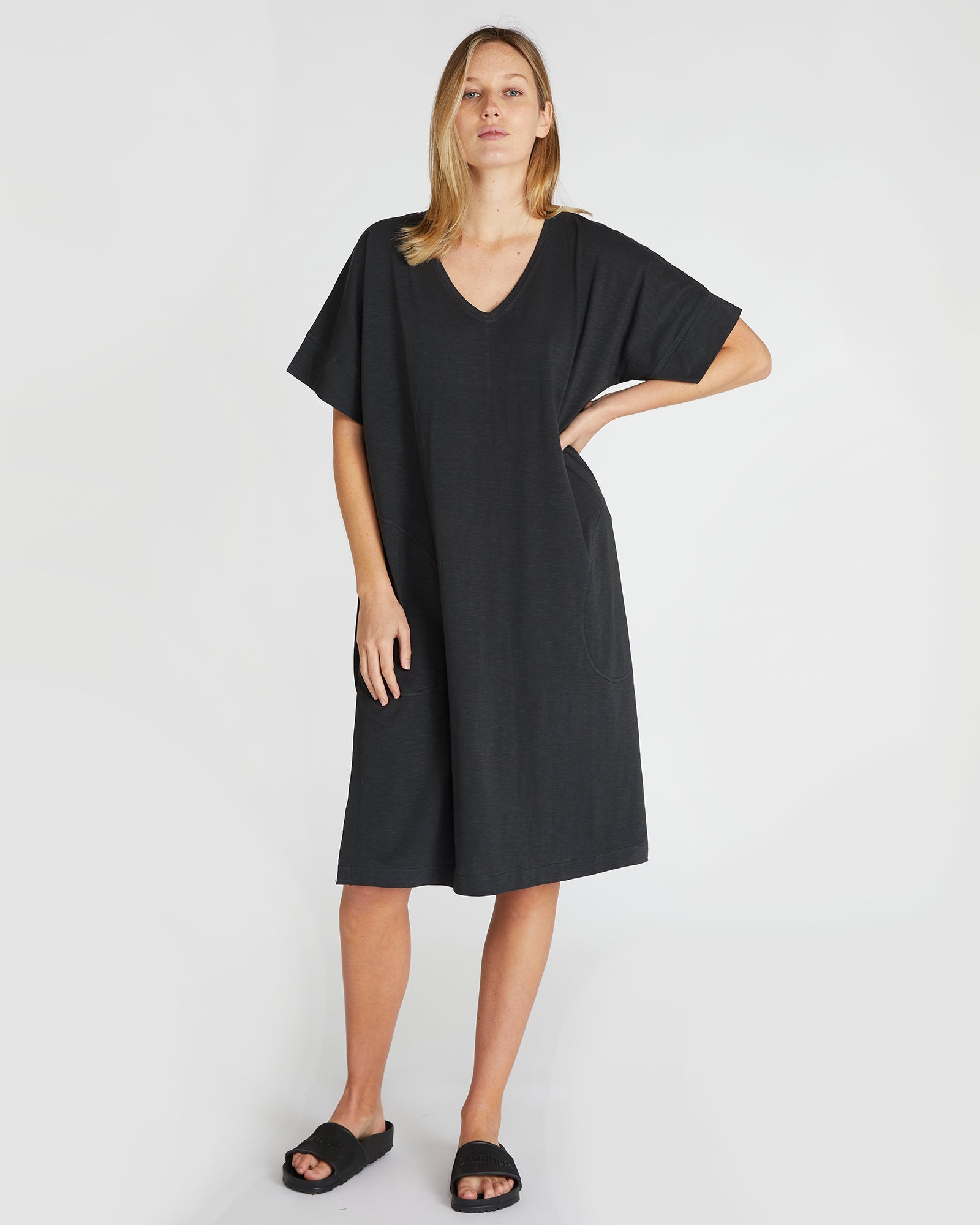 The Slub Tee Dress | Squid Ink