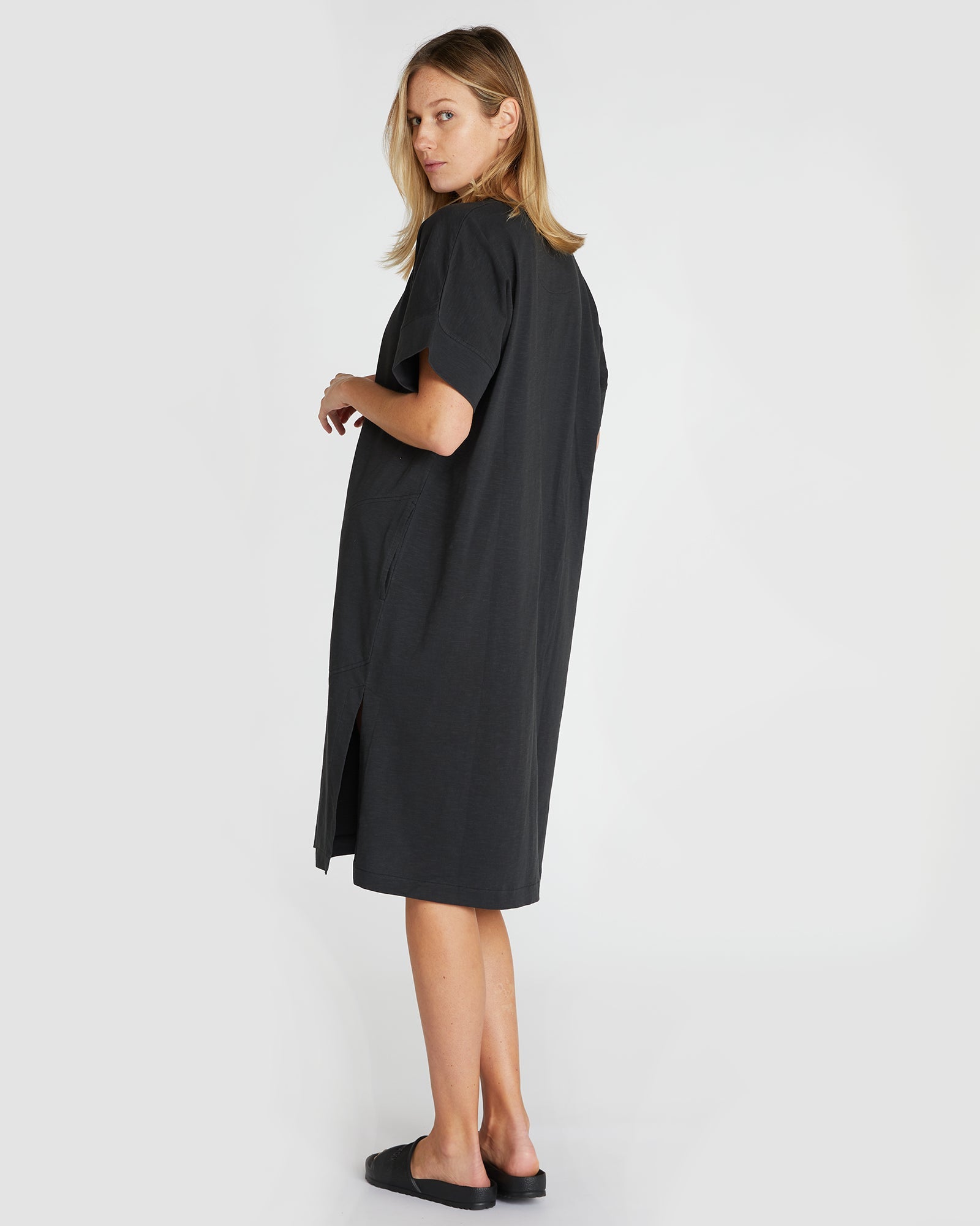 The Slub Tee Dress | Squid Ink