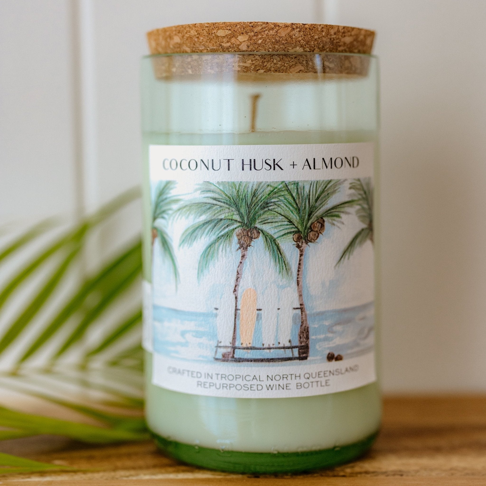 Coconut Husk + Almond - Unwind Candle Co - stride