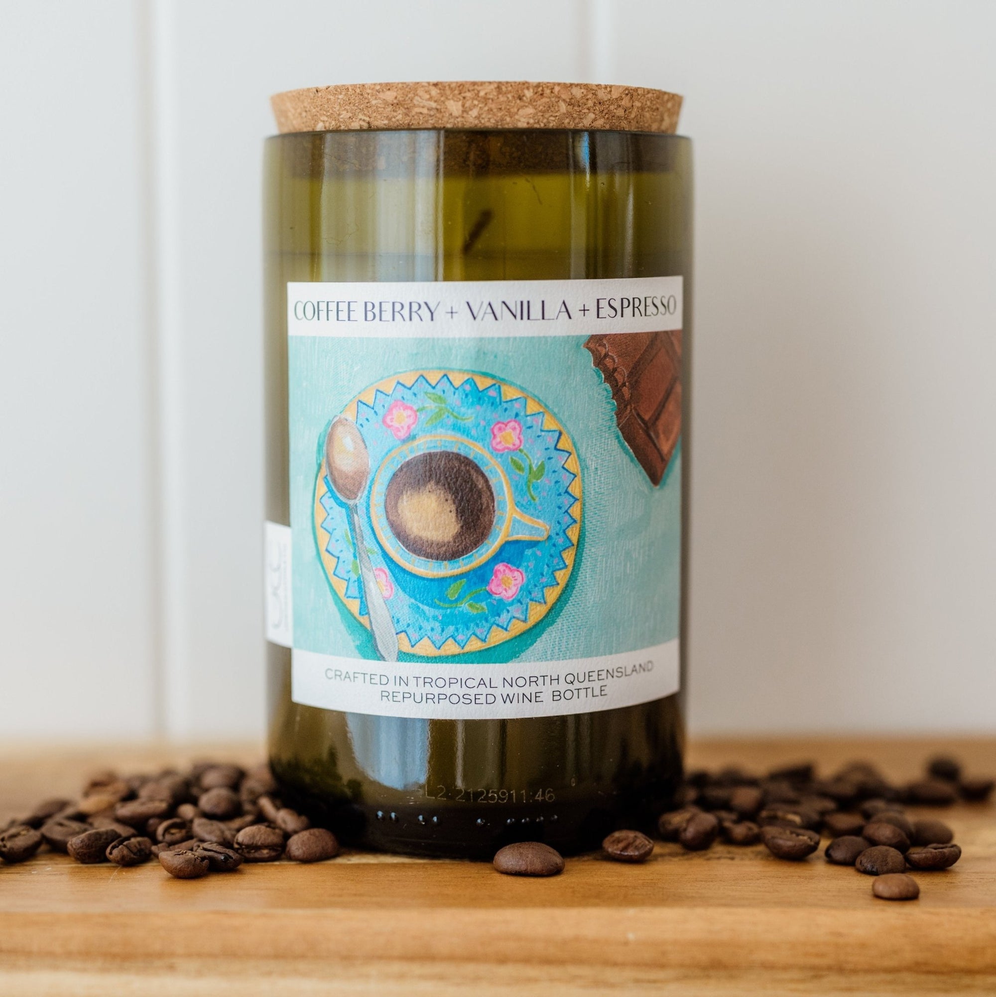 Coffee Berry + Vanilla + Espresso - Unwind Candle Co - stride