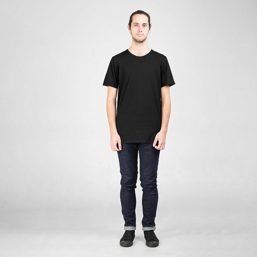 Cotton Tall Crew | Black - Dorsu - stride