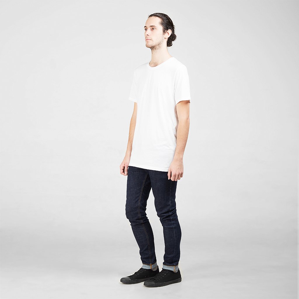 Cotton Tall Crew | White - Dorsu - stride