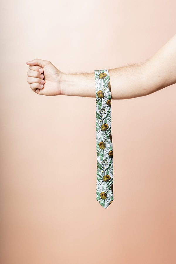 Cotton Tie - Banksia Grey - Peggy & Finn - stride