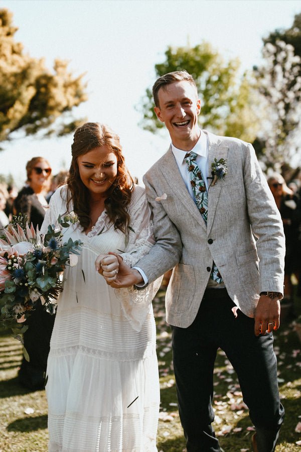 Cotton Tie - Banksia Grey - Peggy & Finn - stride